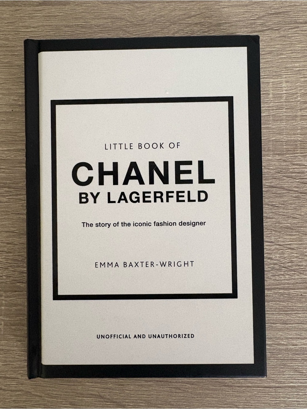 Chanel By Lagerfeld Hardcover Book